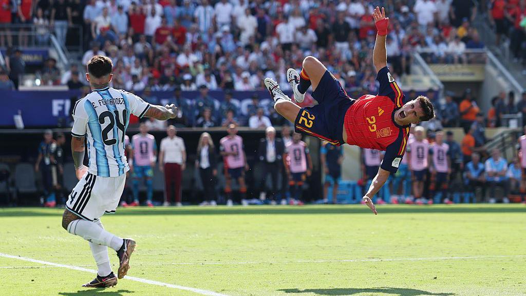 世界杯2026：西班牙战胜阿根廷赢得足球的胜利